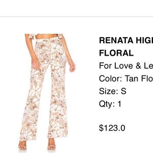 For love and lemons pants